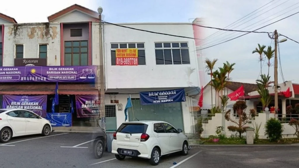 森州州选 | 3政党乐巴州席行动室 设在同一花园住宅区