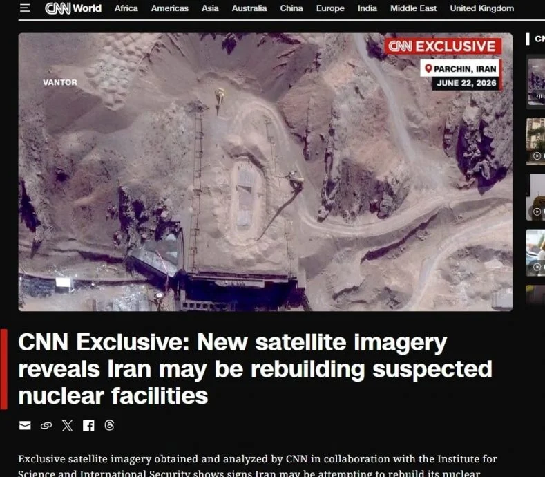CNN独家卫星照揭露 伊朗疑重建核设施