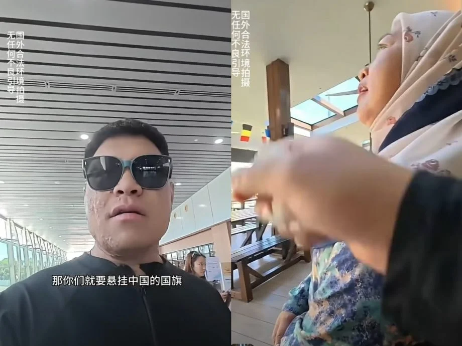 为酒店没挂中国国旗怒怼经理 男子闹场后变国际笑话