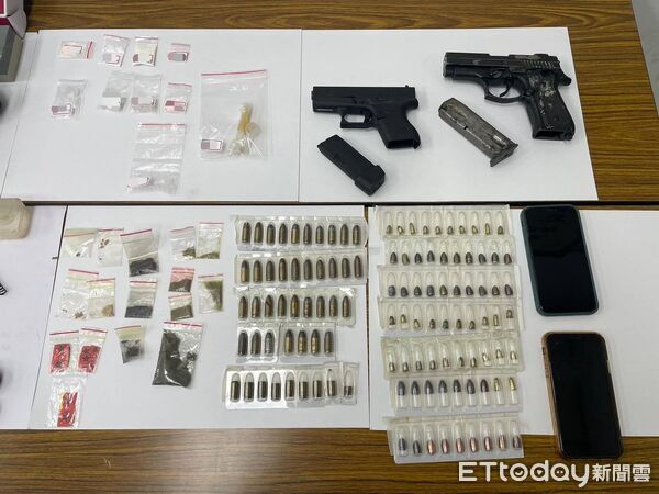 台毒驾男骑微型电动车“没开后灯”露馅 被搜出双枪、海洛因