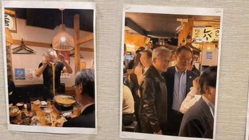 拚图)黄仁勋东京平价居酒屋宴请日企 店家推同款套餐每人仅113.50令吉