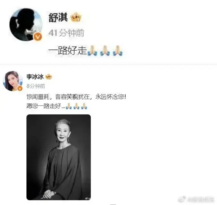 施南生离世︱林青霞不舍恸别闺蜜 成龙甄子丹等群星悼念