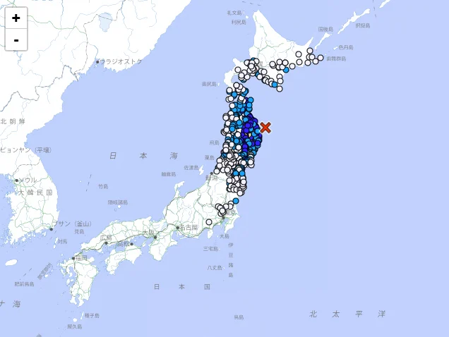 日本东北部6级地震 未引发海啸