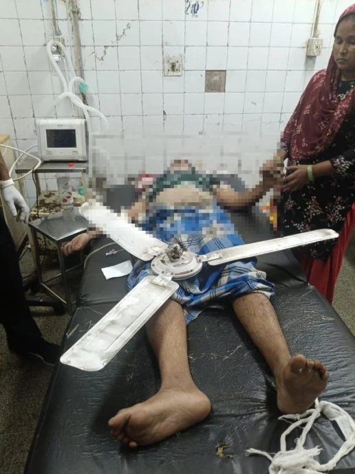 病房吊扇离奇坠落!住院男子遭砸中腹部3小时后死亡