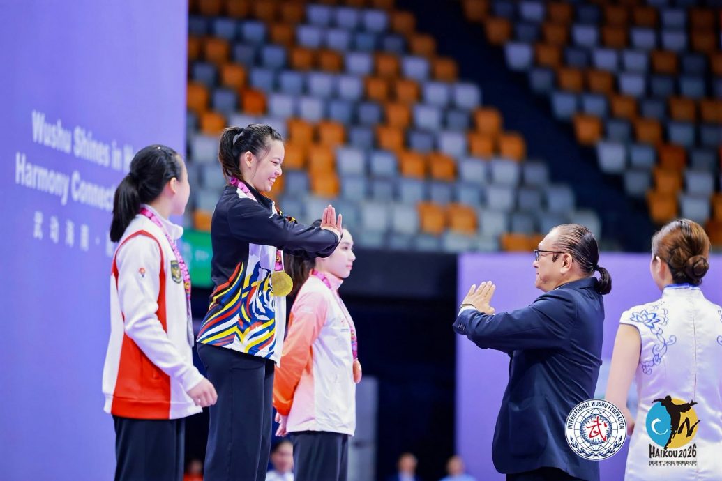 第4届武术套路世界杯| 女子刀术为大马开门红 李佳蓉首秀夺第1金