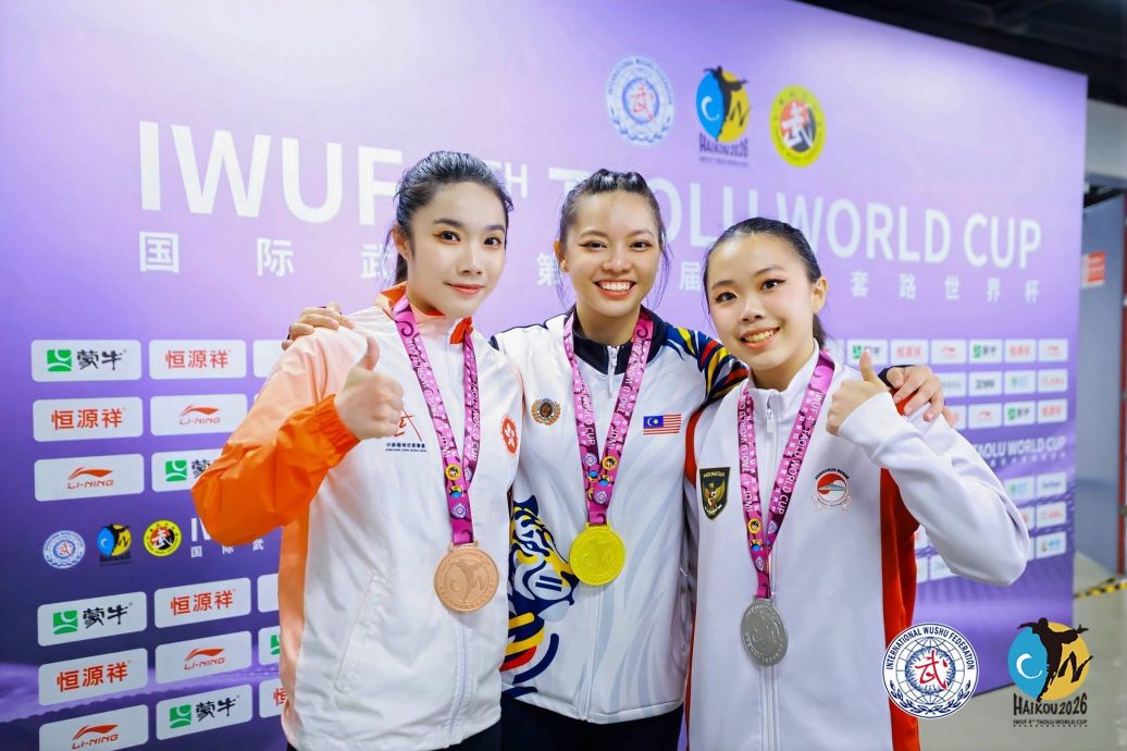 第4届武术套路世界杯| 女子刀术为大马开门红 李佳蓉首秀夺第1金