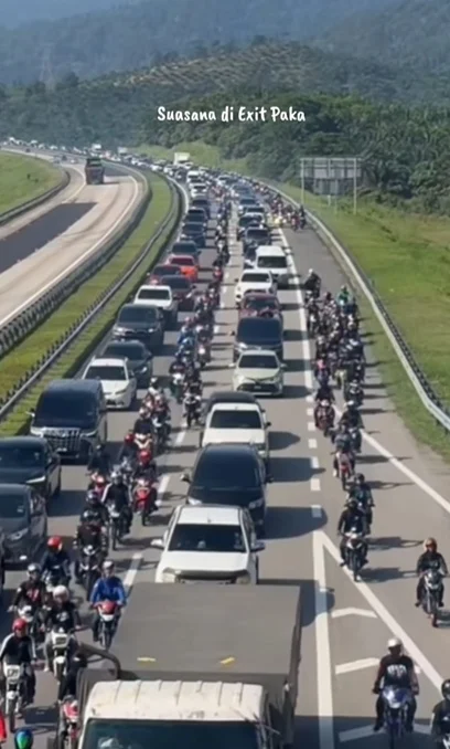 视频|万人涌入登州 占用油站道路 RXZ摩托车友集会被指扰民