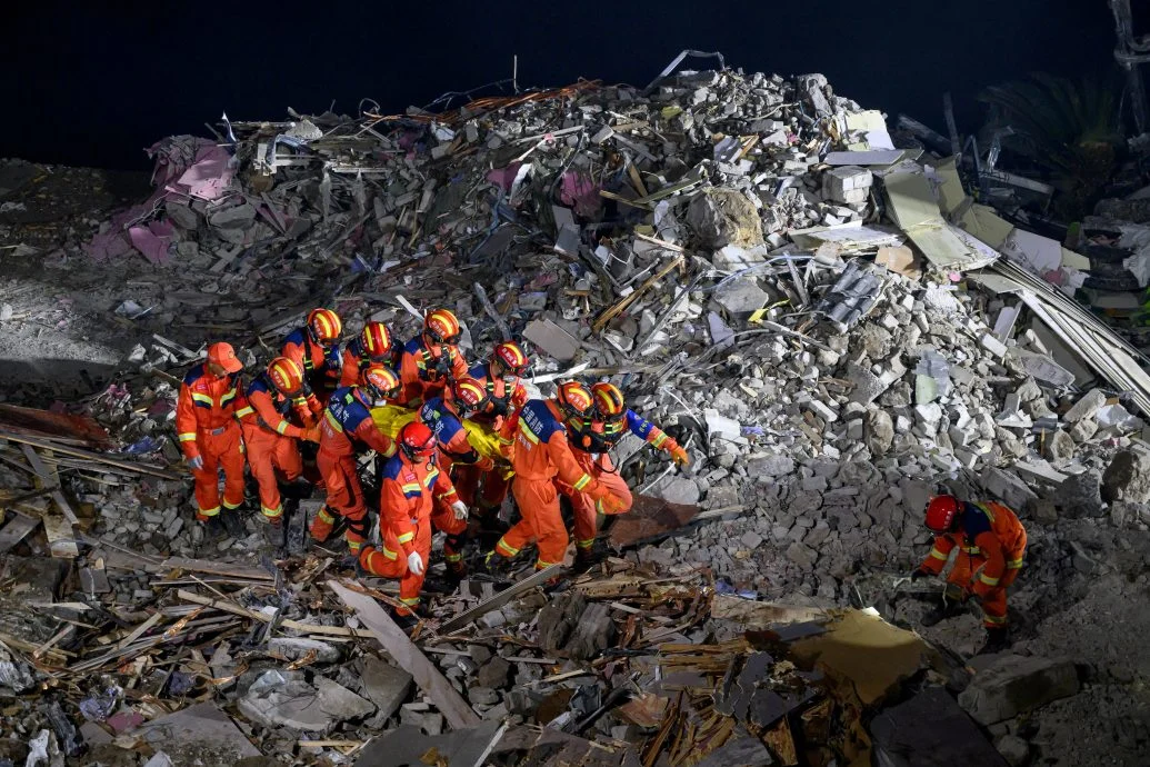 重庆彭水山崩 8人罹难34人失联