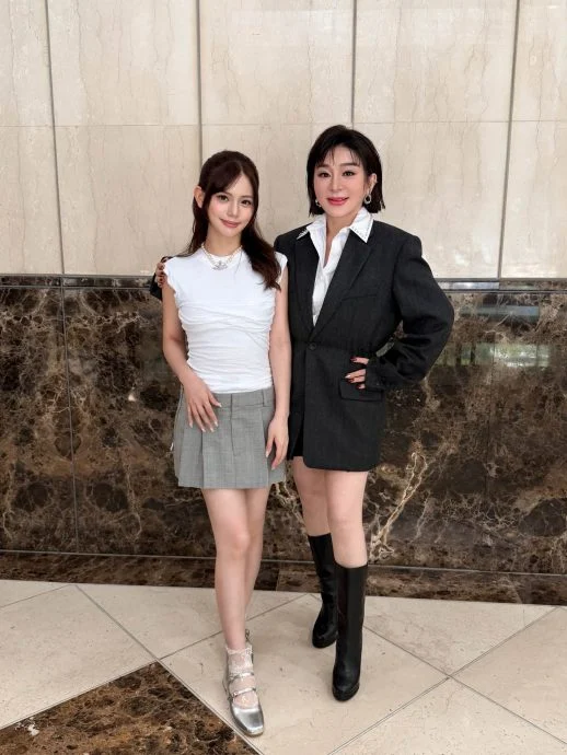 (明8.30am)王彩桦才整鼻脸部又见疤 女儿无奈:别再整了