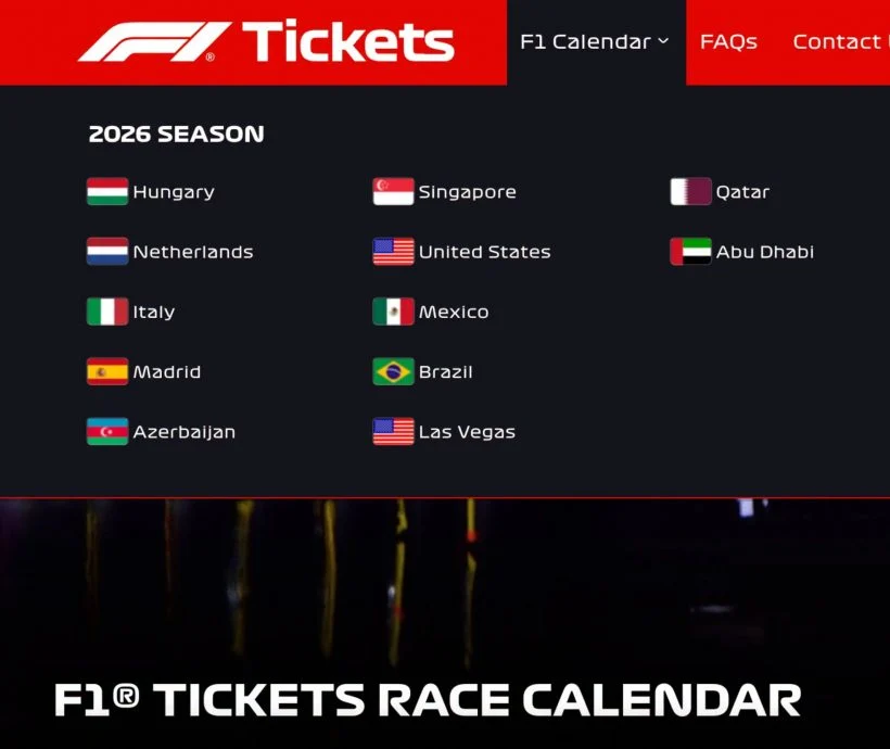 F1官网暂停售巴林站门票 车迷为抢雪邦票挤爆官网