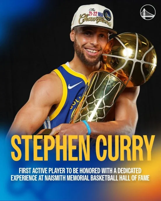 NBA|彻底改变篮球这项运动 名人堂为柯里开先例办展览