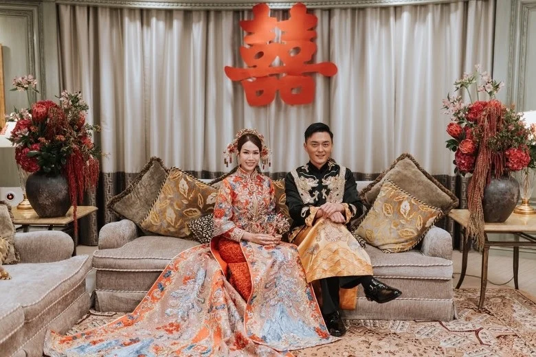 婚礼取消接新娘仪式 庄思明杨明给母亲敬茶哭了