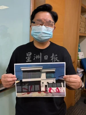 已签发//前屋主儿子欠债 现屋主遭殃·安居14年突遭大耳窿泼漆 恐吓烧屋