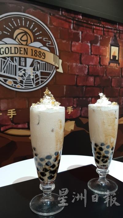 黑糖与鲜奶融合后的甜香黑糖珍珠奶茶。