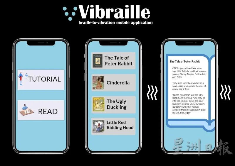 Vibraille让盲人群体使用手机的振动触感阅读数码内容。 Vibraille让盲人群体使用手机的振动触感阅读数码内容。