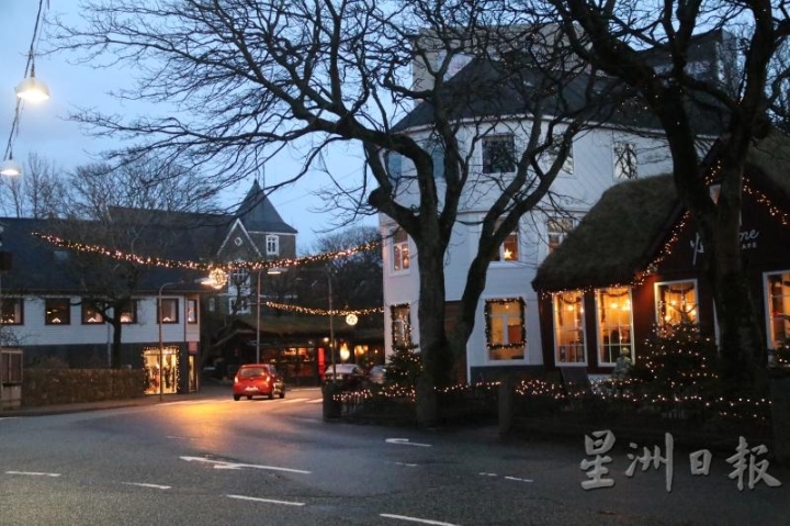 法罗群岛首都托尔斯港街景。

